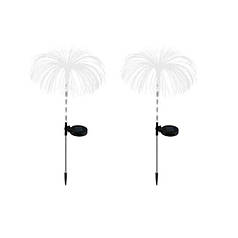 Сонячні світлодіодні садові світильники Медуза 2 шт ніжка з підсвічуванням Bass Polska BH 12784