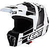 МОТОШОЛОМ ЕНДУРО LEATT MOTO 3.5 V24 - BLACK/WHITE (+ОКУЛЯРИ VELOCITY 4.5), фото 3