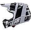 МОТОШОЛОМ ЕНДУРО LEATT MOTO 3.5 V24 - BLACK/WHITE (+ОКУЛЯРИ VELOCITY 4.5), фото 5