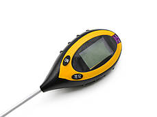 Кислотометр - вимірювач pH ґрунту температури та освітленості Geko G73195, фото 3