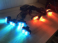 Стробоскопи LED 028 білі 12-24В. Проблисковий маячок