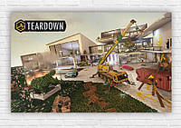 Бумажный плакат "Тирдаун / Teardown" 120х75см