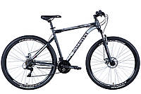 Хит! Новый мужской качественный велосипед для бездорожья ST 29" Discovery TREK AM DD рама 2024 темно-зеленый