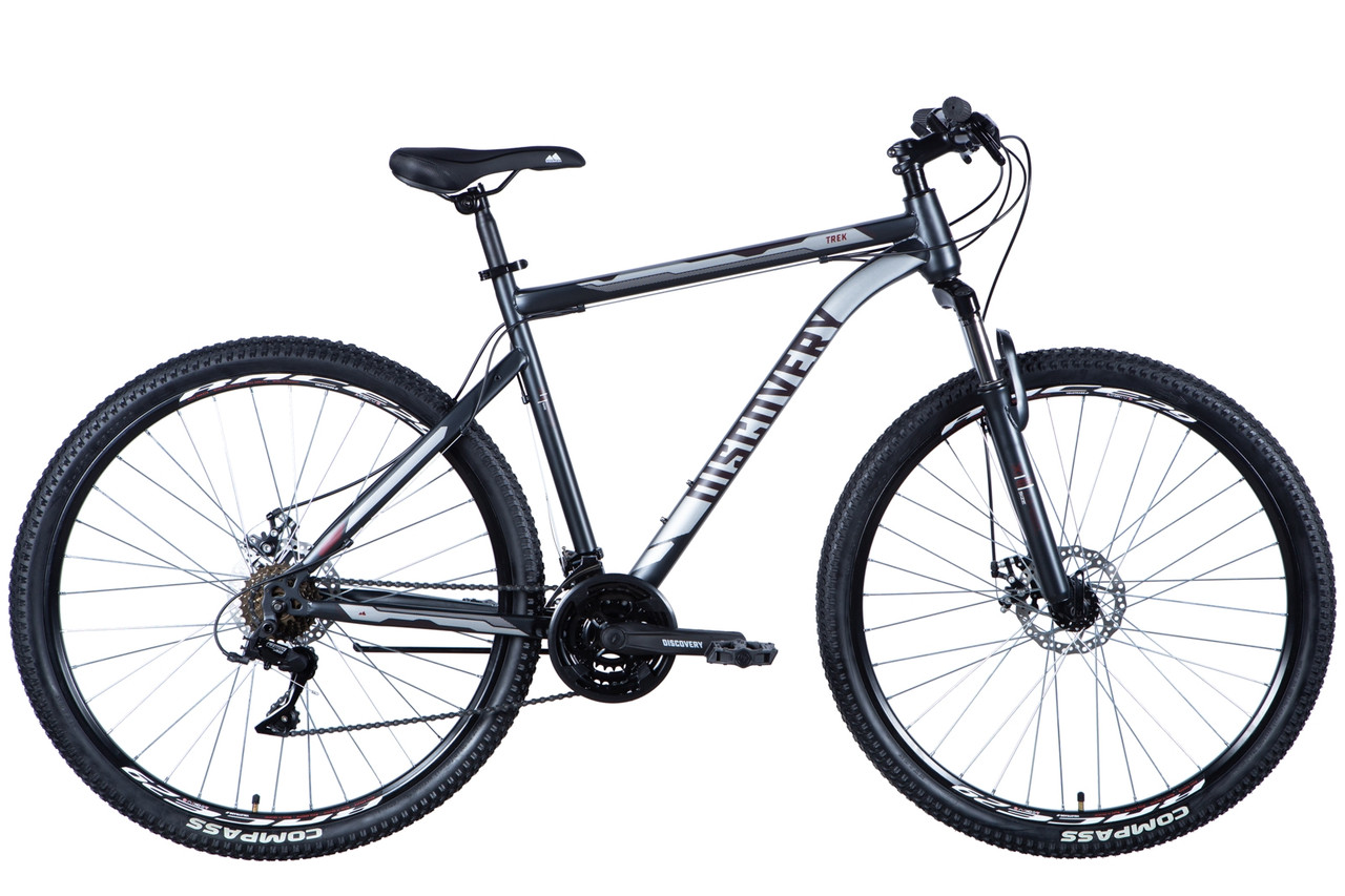 Хит! Новый мужской качественный велосипед для бездорожья ST 29" Discovery TREK AM DD рама 2024 темно-зеленый - фото 1 - id-p2176591099