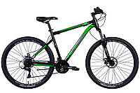 Хит! Качественный велосипед для бездорожья и города 27.5" Discovery TREK 2024 чорно-зеленый