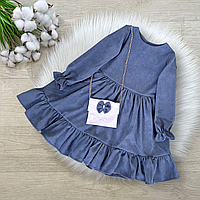 Сукня на дівчинку 128 см Замш 003712