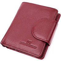 Женский кошелек вертикального типа из натуральной кожи ST Leather 22452 Бордовый UL, код: 8388933