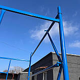 Вишка-тура будівельна 2.0 х 2.0 м 2+1 риштування на колесах, фото 2