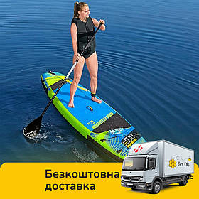 Дошка для SUP серфінгу (381-79-15см, дошка, весло, ручний насос, сумка) SUP-борд Bestway 65373 Синій