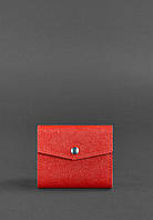 Женский кожаный кошелек 2.1 красный Saffiano BlankNote UL, код: 8132118
