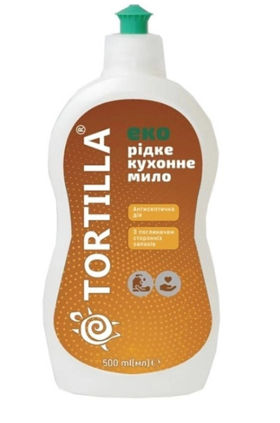 Рідке кухонне Еко-мило Tortilla з поглиначем сторонніх запахів, 500 мл (4820178063517)