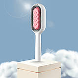 Силіконова щітка для вичісування домашніх тварин Гребінець для сухого та вологого грумінгу котів та собак, фото 2