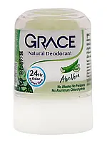 Тайский натуральный солевой дезодорант Алунит Алоэ Grace.