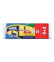Губки кухонные Novax Maxi Foam 5+2 шт