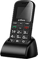 Мобільний телефон Artfone CS182 з великими кнопками, для літніх людей, док-станція, акумулятором 1400мАг