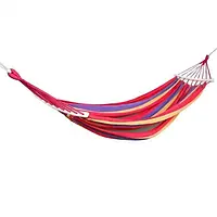 Гамак з каркасом і чохлом Hammock 240х150 см. Темно-червоний, фото 4