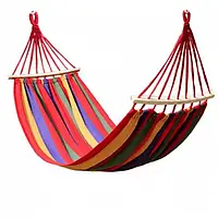 Гамак з каркасом і чохлом Hammock 240х150 см. Темно-червоний, фото 2