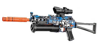 Автомат PP-19 W 003 A, акумулятор 7.4 V, приціл, глушник, 2 магазини, розкладна ручка, окуляри, орбізи