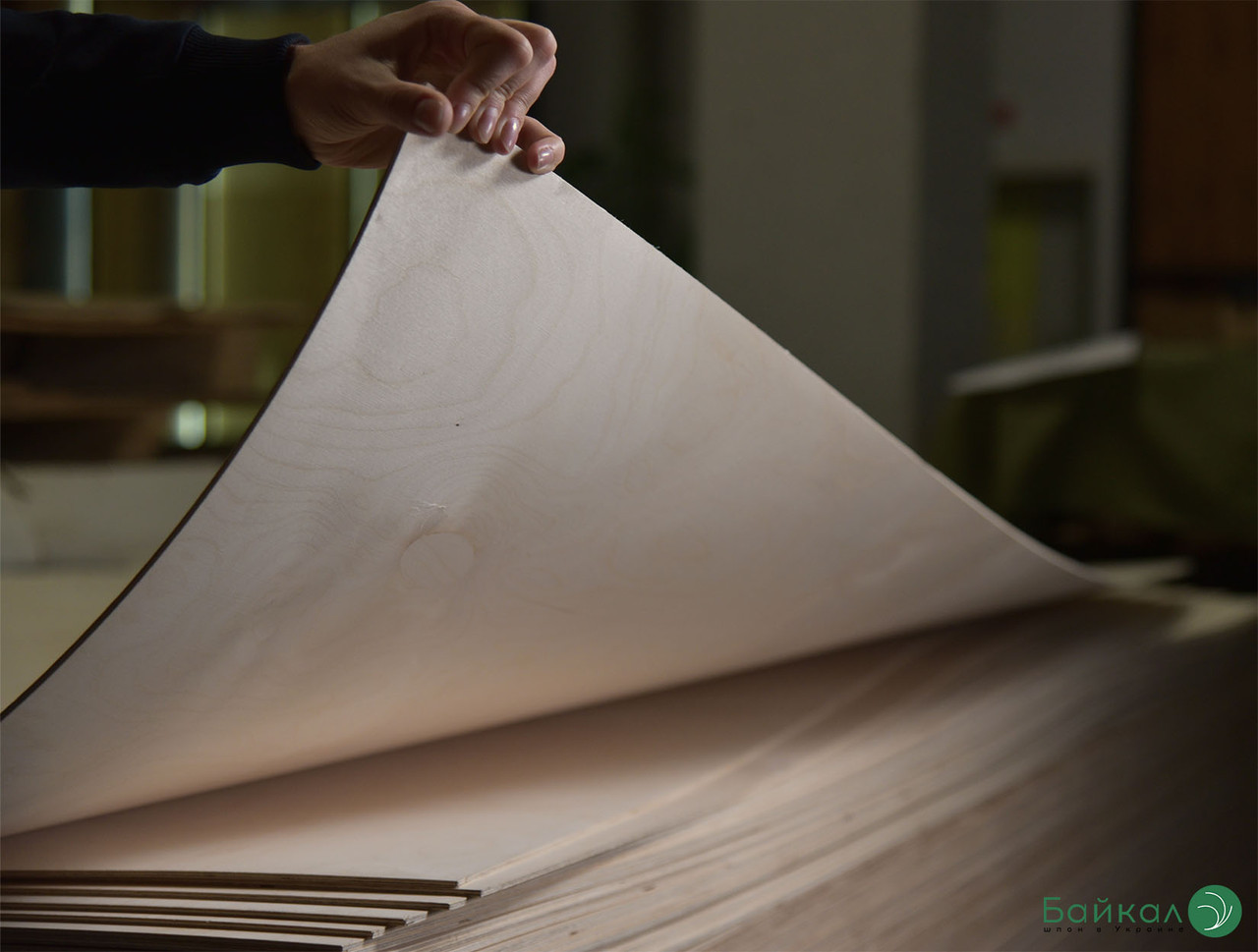 Фанера березова вологостійка ФК ґатунок В/ВВ — 18 мм 1,525 х 1,525 м. / лист = 2,325 кв.м., фото 1