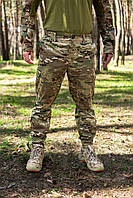 Брюки рип-стоп армейские камуфляж мультикам форменные тактические летние штаны для военных rip stop multicam