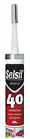 Герметик поліуретановий SELSIL PU 40 (Чорний) для дахів / будівництва. П/В/Ф V280 мл [25]