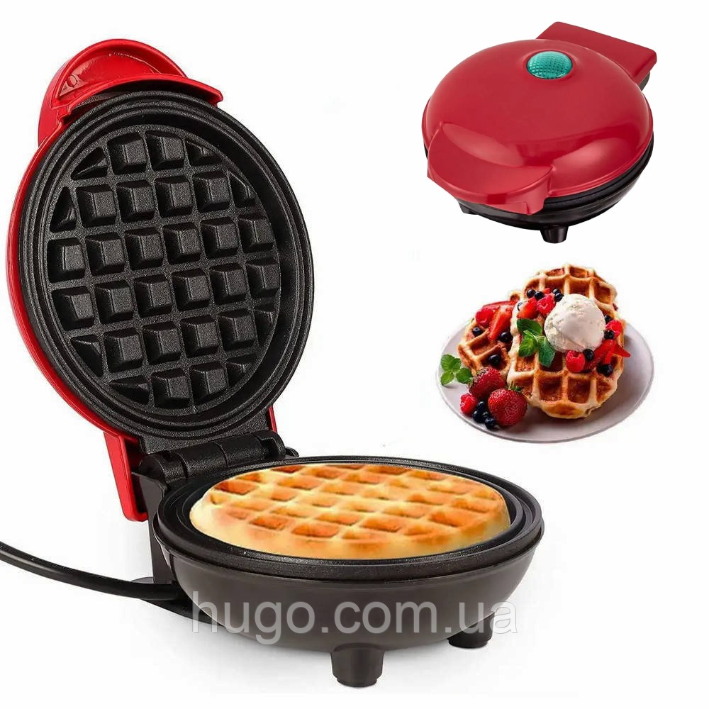Электрическая вафельница 350Вт, с антипригарным покрытием, WQ-H60, цвет ...