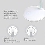 Настільна лампа ColorWay 4W with built-in battery 1800 mAh USB in/out 5V*1A, white (CW-DL02B-W), фото 5