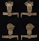 Кріплення на каску Чебурашки для Peltor Comtac II / III / XPI, Койот (ACC-10-T), фото 2