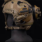 Кріплення на каску Чебурашки для Peltor Comtac II / III / XPI, Койот (ACC-10-T), фото 9