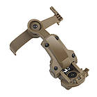 Кріплення на каску Чебурашки для Peltor Comtac II / III / XPI, Койот (ACC-10-T), фото 7