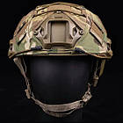 Кавер Чохол на шолом каску типу Fast (Фаст) Large Elastic Cord Мультикам (18R-L-CP), фото 4