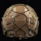 Кавер Чохол на шолом каску типу Fast (Фаст) Large Elastic Cord Мультикам (18R-L-CP), фото 3