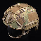 Кавер Чохол на шолом каску типу Fast (Фаст) Large Elastic Cord Мультикам (18R-L-CP), фото 6