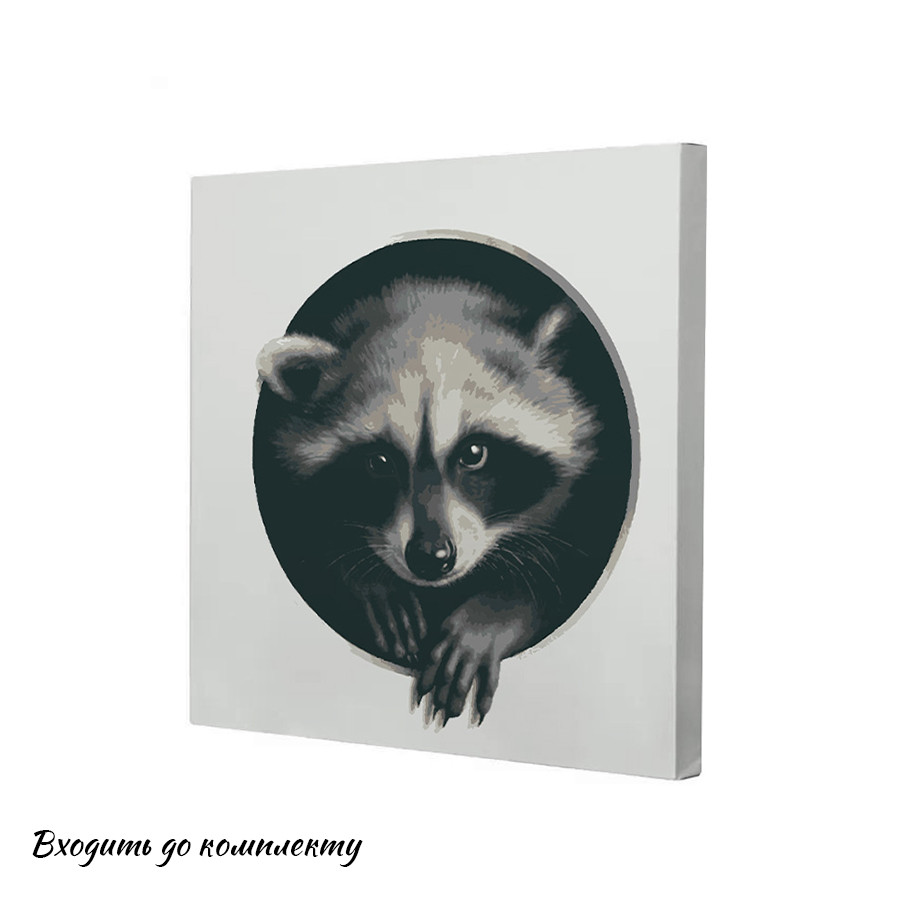 Картина за номерами Riviera Blanca Портрет у віконці. Полоскун 40x40 см (RB-0589), фото 1