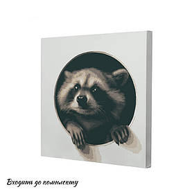 Картина за номерами Riviera Blanca Портрет у віконці. Нишпорка 40x40 см (RB-0590)