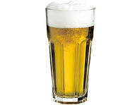 Высокий стакан с гранями 475 мл для пива и мохито (упаковка 12 штук)