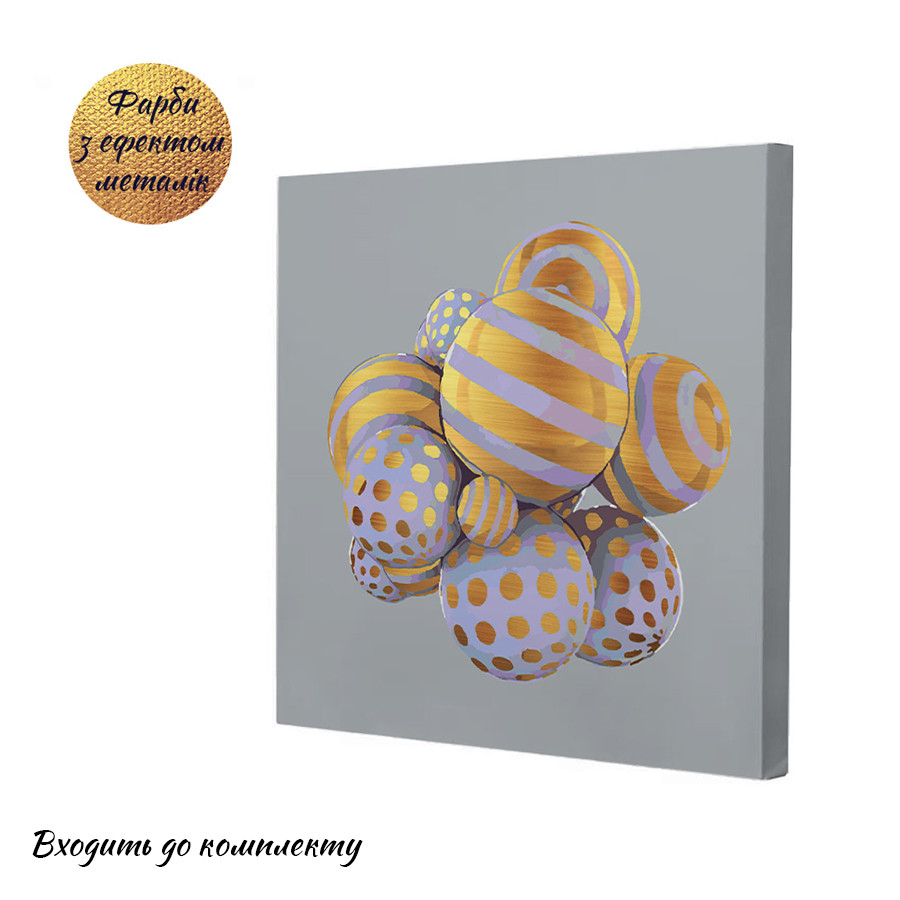 Картина за номерами Riviera Blanca Bubbles 1 40x40 см (RB-0596)