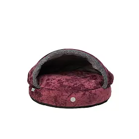 Диван для собак-нірка Cover Plush Cherry