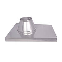 Верхній комплект димоходу Schiedel нержавійка одноканальний з вентиляціє.