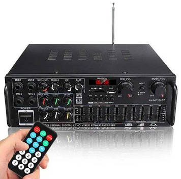 UKC/Max AV-326BT Bluetooth Караоке підсилювач потужності звуку