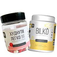 Жиросжигающий комплекс для девушек : Белковый коктейль " Bilko " ( 0,45 кг ) + Натуральный Жиросжигатель