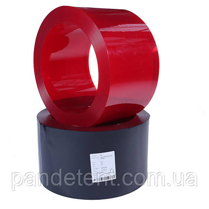 ПВХ стрічка для завіс HeyTEX захисна (для зварювальних робіт) 300х2мм червона, фото 1