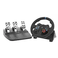 Кермо Logitech G29 Driving Force PC/PS3/PS4/PS5 Black (941-000112)