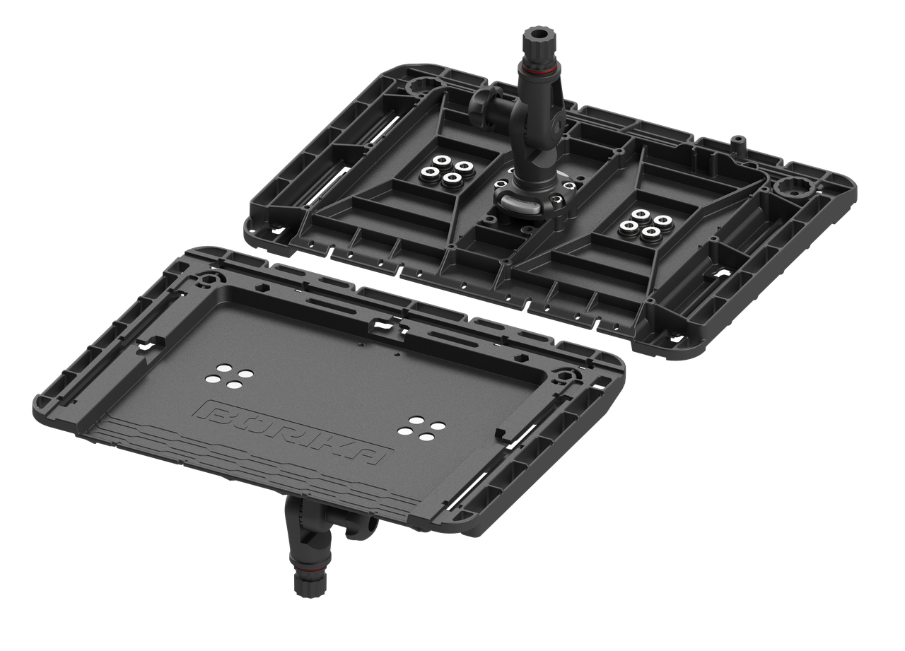Мультифункціональний стіл органайзер BORIKA FASTen THf375 чорний "Помічник рибалки" (01.07.012.01.01), фото 1