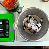 Кухонний подрібнювач 1300 Вт потужності для м'яса, овочів і горіхів, металева чаша та 2 швидкості Rainberg, фото 2