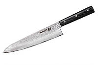 Нож кухонный Шеф, 208 мм, Samura 67 Damascus (SD67-0085M) NB, код: 7739744