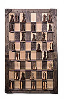 Деревянные настенные шахматы mr. Craft "Black Ice" 480*300*50 мм венге
