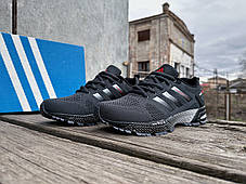 Чоловічі кросівки Adidas Marathon TR 26 Graphite Red темно-сірі з червоним, фото 3