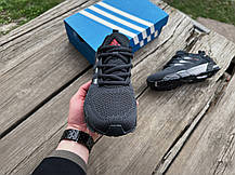 Чоловічі кросівки Adidas Marathon TR 26 Graphite Red темно-сірі з червоним, фото 5