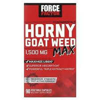 Horny Goat Weed Max 1500 mg Force Factor, 90 каспул